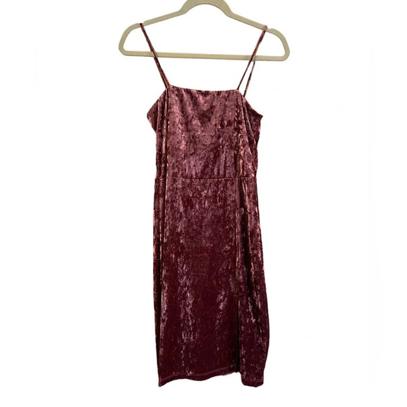 FINAL TOUCH CRUSHED VELVET DRESS - Picture 1 of 5